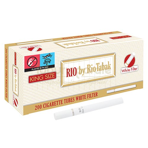 25 x Tuburi Tigari RIO White by RioTabak (200) 25 x Tuburi Tigari RIO White by RioTabak (200)