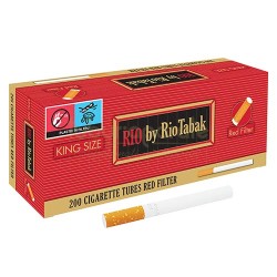 Tuburi Tigari RIO Red by RioTabak (200) Tuburi  Tigari, Tuburi Tigari RIO Red by RioTabak (200), TuburiAparate.ro