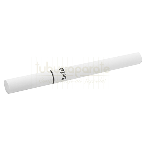 Tuburi Tigari RioTabak White (550) Cutie cu 550 de tuburi pentru injectat tutun, dimensiune standard (king size), filtru alb maca RioTabak
