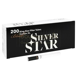 Tuburi Tigari Silver Star Black XL Carbon-Activ (24 mm) 200 Tuburi  Tigari, Tuburi Tigari Silver Star Black XL Carbon-Activ (24 mm) 200, TuburiAparate.ro