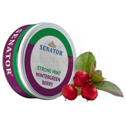 Pouch nicotina Senator Mint Wintergreen Berry 20 mg/g (8 mg/pouch) Pouch-uri cu nicotina, Pouch nicotina Senator Mint Wintergreen Berry 20 mg/g (8 mg/pouch), TuburiAparate.ro