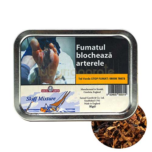Tutun pentru Pipa Samuel Gawith Skiff 50g Conserva cu 50g de tutun de pipa Samuel Gawith Skiff 50g