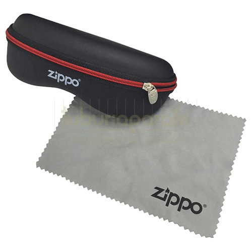 Husa ochelari Zippo Husa pentru ochelari de soare/vedere Zippo cu laveta din microfibra inclusa