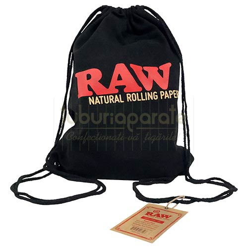 Rucsac RAW Negru Rucsac din material textil reglabil de calatorie RAW Negru