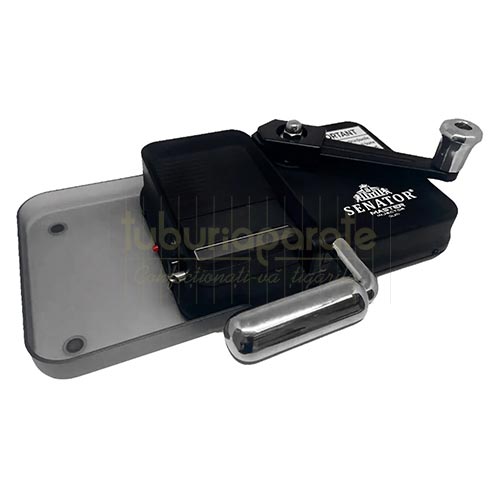 Aparat Injectat Senator Master Slim (6,5 mm) cu Manivela Aparat injectat tutun pentru tuburi tigari slim de 6,5 mm cu manivela Senator Master