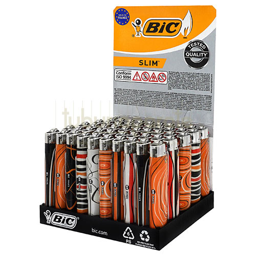Bricheta BIC Slim (J23) Bricheta confectionata din plastic cu gaz model festival BIC Slim