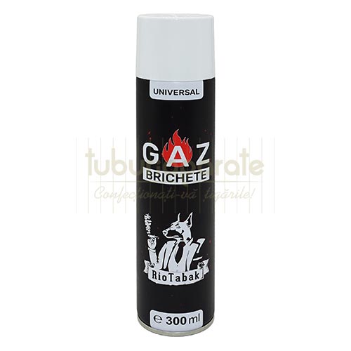 Gaz incarcat brichete RioTabak (300 ml) Tub cu 300 ml de gaz universal pentru incarcat orice tip de bricheta RioTabak