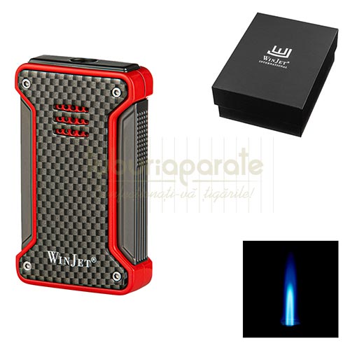 310067 Bricheta Trabuc WinJet Carbon Red Bricheta trabuc cu arzator marca WinJet Carbon Red