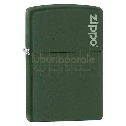 152161 Bricheta Zippo Classic Green Matte Bricheta metalica cu benzina Zippo editie Classic Green Matte