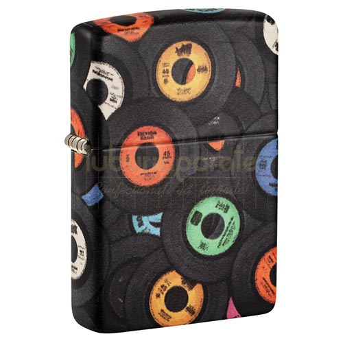 152299 Bricheta Zippo Records Bricheta de vanzare Zippo reincarcabila cu benzina editie Records