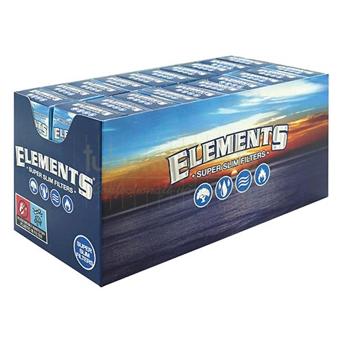 Filtre Tigari Elements Extra Slim Pop-Up 5,3/15 mm (126) pachet cu 126 filtre pentru tigari elements Extra Slim Pop-up