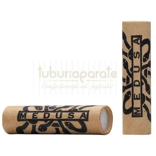Filtre Tigari Medusa Organic Slim Carbon 6/25 (50) Plic cu 50 de filtre tigari bio cu carbon activ din cocos Medusa Organic Slim Carbon 6/25