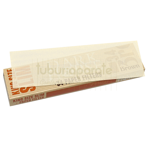 Foite Rulat Tutun Dark Horse Brown KS + Filter Tips Pachet cu 44 de foite king size si filtre carton Dark Horse Brown King Size