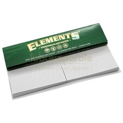 Foite rulat tutun cu filtre, Foite Rulat Tutun Elements Green King Size Slim + Filter Tips, TuburiAparate.ro