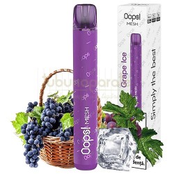 Mini narghilea OOPS Mesh Grape Ice (2% nicotina)