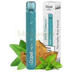 Mini narghilea OOPS Mesh Mint Tobacco (2% nicotina)