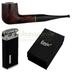 Pachet cadou Nr. 15 (pipa briar, bricheta pentru pipa) Set cadou, Pachet cadou Nr. 15 (pipa briar, bricheta pentru pipa), TuburiAparate.ro