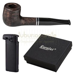 Pachet cadou Nr. 18 (pipa briar, bricheta pentru pipa) Set cadou, Pachet cadou Nr. 18 (pipa briar, bricheta pentru pipa), TuburiAparate.ro