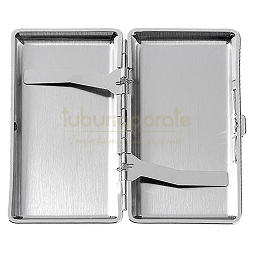 Tabachera Angel 80 Blue (120 mm) Tabachera Angel 80 Blue pentru tigari long de 120mm cu clapeta metalica