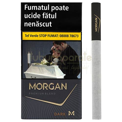 Morgan Dark 100's Pachet cu 20 de tigari lungi cu filtru cu carbon Morgan Dark 100's