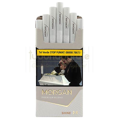 Morgan Shine 100's Pachet cu 20 de tigari lungi cu filtru cu carbon Morgan Shine 100's