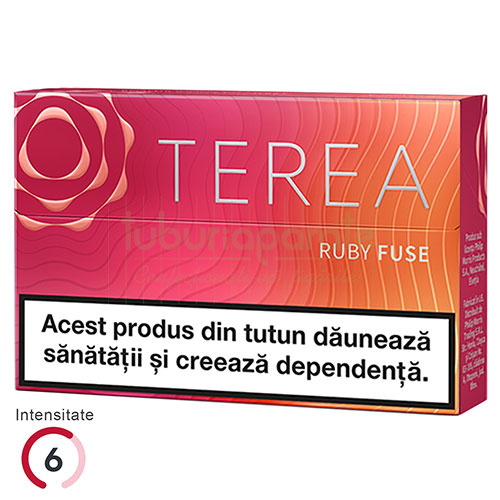 TEREA Ruby Fuse (20) Pachet cu 20 de rezerve de tutun incalzit TEREA Ruby Fuse pentru IQOS ILUMA