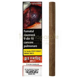 Tigari de foi Retros Red American Blend 4g (natural) 2