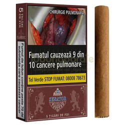 Tigari de foi fara filtru, Tigari de foi Senator Torpedo Classic 46g (5), TuburiAparate.ro