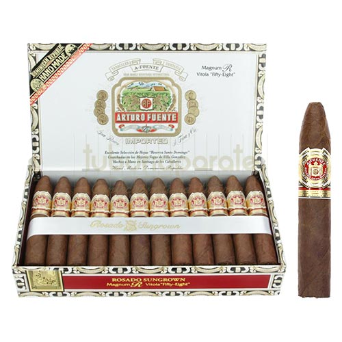 Trabucuri Arturo Fuente Rosado No. 58 (25) Cutie din lemn cu 25 de trabucuri aromate de origine Arturo Fuente Rosado No. 58