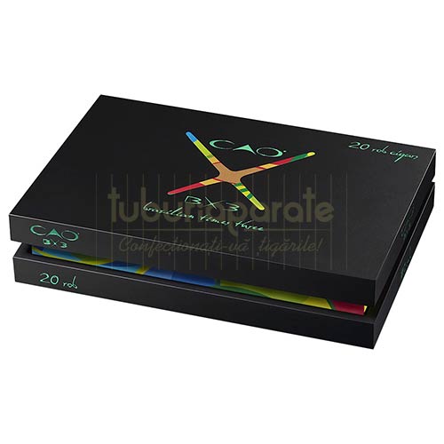 Trabucuri CAO BX3 Robusto (20) Cutie din lemn cu 20 de trabucuri de tarie medie CAO BX3 Robusto