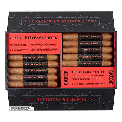 Trabucuri CAO Firewalker Arcana Toro Gordo (20) Cutie din lemn cu 20 trabucuri editie speciala CAO Firewalker Arcana Toro Gordo