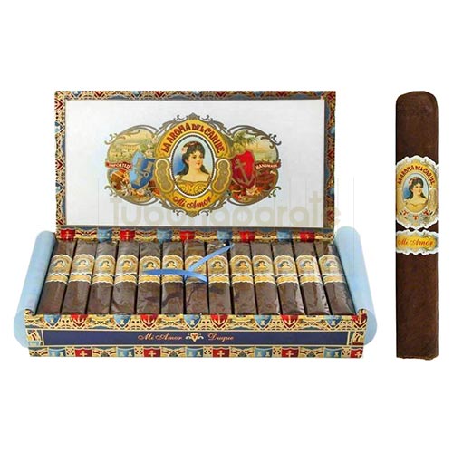 Trabucuri La Aroma Del Caribe Mi Amor Duque (Robusto Grande) (25) Cutie din lemn cu 25 de trabucuri La Aroma Del Caribe Mi Amor Duque (Robusto Grande)