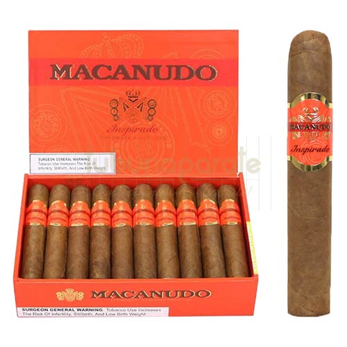 Trabucuri Macanudo Inspirado Orange Robusto (20) Cutie din lemn cu 20 trabucuri Macanudo Inspirado Orange Robusto