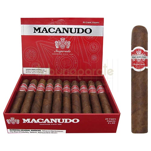 Trabucuri Macanudo Inspirado Red Gigante (20) Cutie din lemn cu 20 de trabucuri Macanudo Inspirado Red Gigante