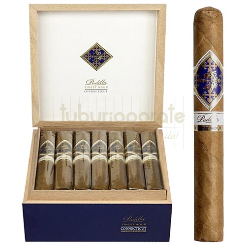Trabucuri Padilla Finest Hour Connecticut Toro (20) Cutie din lemn cu 20 de trabucuri Padilla Finest Hour Connecticut Robusto