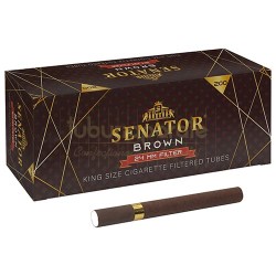 Tuburi Tigari Senator Xtra Brown (24 mm) 200 Tuburi  Tigari, Tuburi Tigari Senator Xtra Brown (24 mm) 200, TuburiAparate.ro