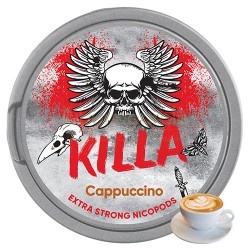 Pouch nicotina Killa Cappuccino Strong 16 mg/g (12,8 mg/pouch) Pouch-uri cu nicotina, Pouch nicotina Killa Cappuccino Strong 16 mg/g (12,8 mg/pouch), TuburiAparate.ro
