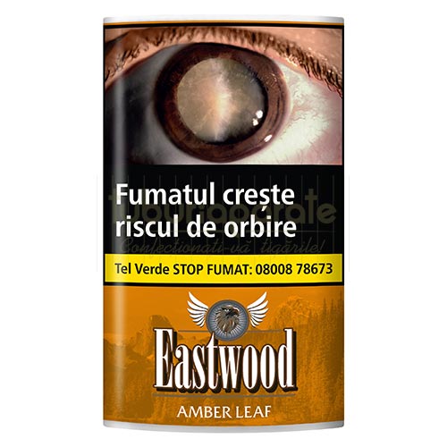 Tutun Eastwood Amber Leaf 30g pachet cu 30 g tutun pentru rulat tigari Eastwood Amber Leaf