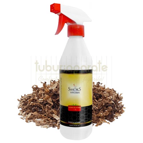 Arome Tutun Smoks Burley 500 ml sticla de 500 ml cu puverizator cu arome pentru tutun Smoks Burley