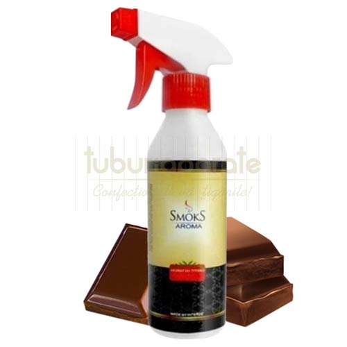 Arome Tutun Smoks Chocolate 250 ml Sticluta de 250 ml cu pulverizator cu arome pentru tutun Smoks Chocolate