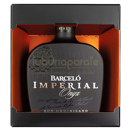 Rom Ron Barcelo Imperial Onyx (0.7L, 37.5%) Bautura alcoolica Rom Dark Barcelo Imperial Onyx in sticla de 0.7L