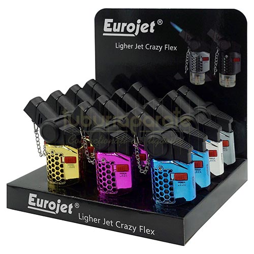 260083 Bricheta Arzator EuroJet Bricheta cu un arzator EuroJet confectionata din plastic de calitate de diverse culori