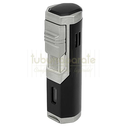 Bricheta trabuc Ronson Chinook Black (punch) Bricheta Ronson Chinook Black cu punch pentru trabuc inclus cu flacara antivant