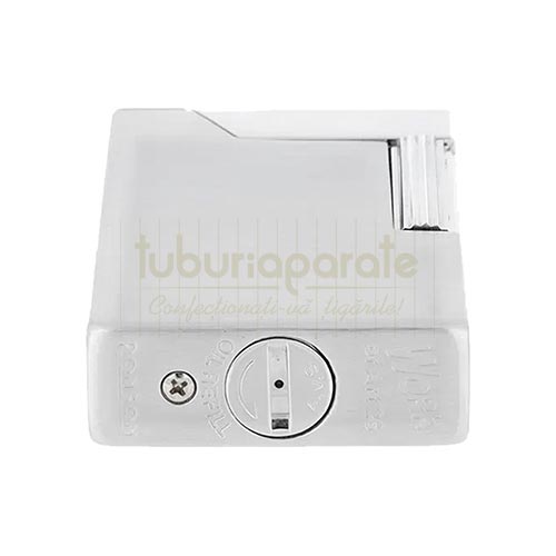 Bricheta Ronson Eloquence Chrome Satin Bricheta cu benzina din otel inoxidabil Ronson Eloquence Chrome Satin