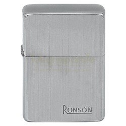 Bricheta Ronson cu benzina Chrome Vertical Brushed