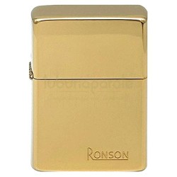 Bricheta Ronson cu benzina Gold Polished