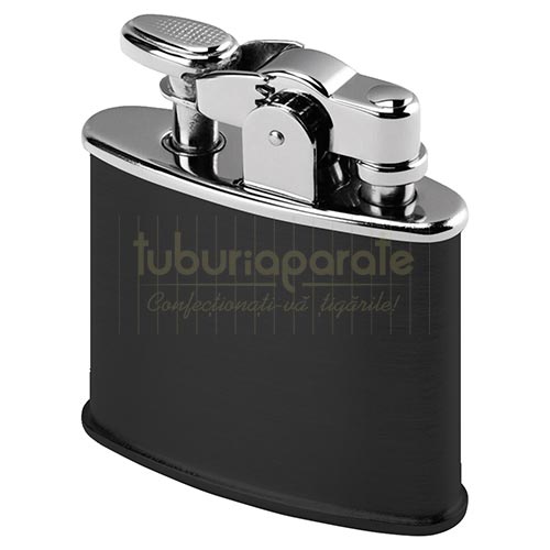 Bricheta Ronson Nostalgia Black Bricheta cu benzina din otel inoxidabil Ronson Nostalgia Black