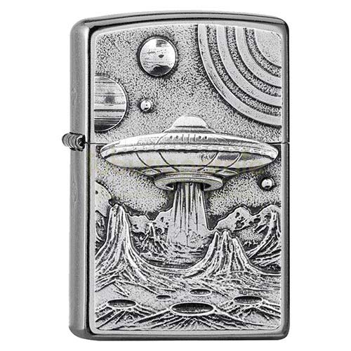 152394 Bricheta Zippo Alien Life Bricheta metalica cu benzina marca Zippo model Alien Life
