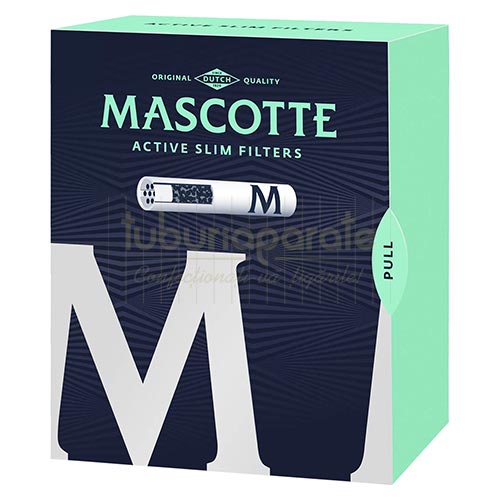 Filtre Tigari Mascotte Slim Activ Tips (34) Pachet cu 34 filtre pentru tigari Mascotte Slim Activ Tips cu carbon