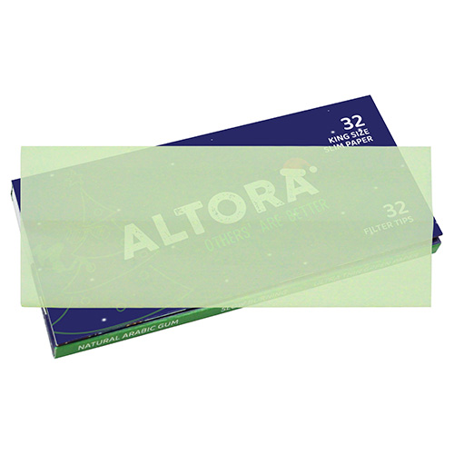 Foite rulat tutun Altora Christmas Edition 2024 (KS Slim + FT) Pachet cu 32 foite de rulat tutun Altora Christmas Edition 2024 cu filtre din carton incluse